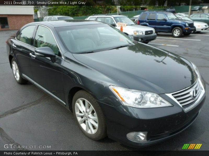 Smoky Granite Mica / Light Gray 2011 Lexus ES 350