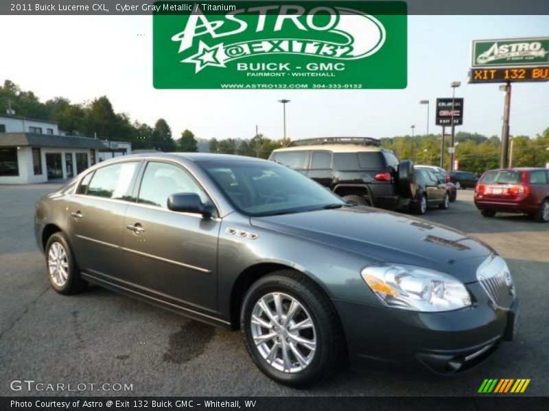 Cyber Gray Metallic / Titanium 2011 Buick Lucerne CXL