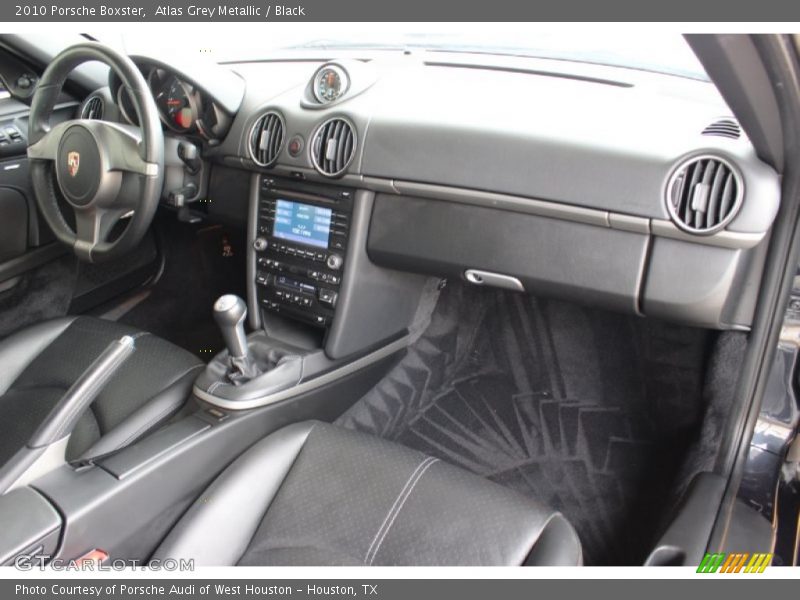Atlas Grey Metallic / Black 2010 Porsche Boxster
