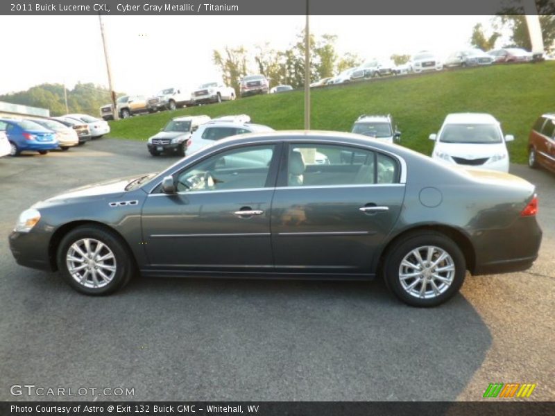 Cyber Gray Metallic / Titanium 2011 Buick Lucerne CXL