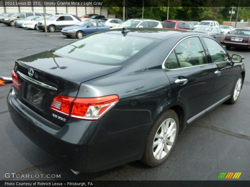 Smoky Granite Mica / Light Gray 2011 Lexus ES 350
