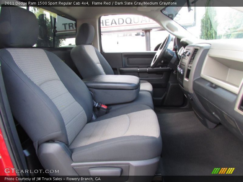 Flame Red / Dark Slate Gray/Medium Graystone 2011 Dodge Ram 1500 Sport Regular Cab 4x4