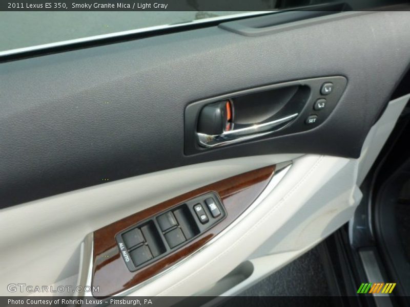 Smoky Granite Mica / Light Gray 2011 Lexus ES 350