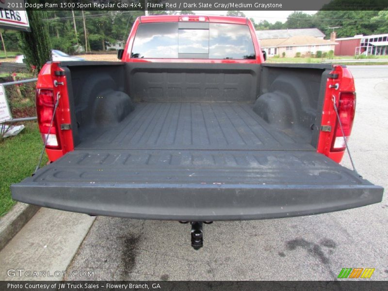 Flame Red / Dark Slate Gray/Medium Graystone 2011 Dodge Ram 1500 Sport Regular Cab 4x4