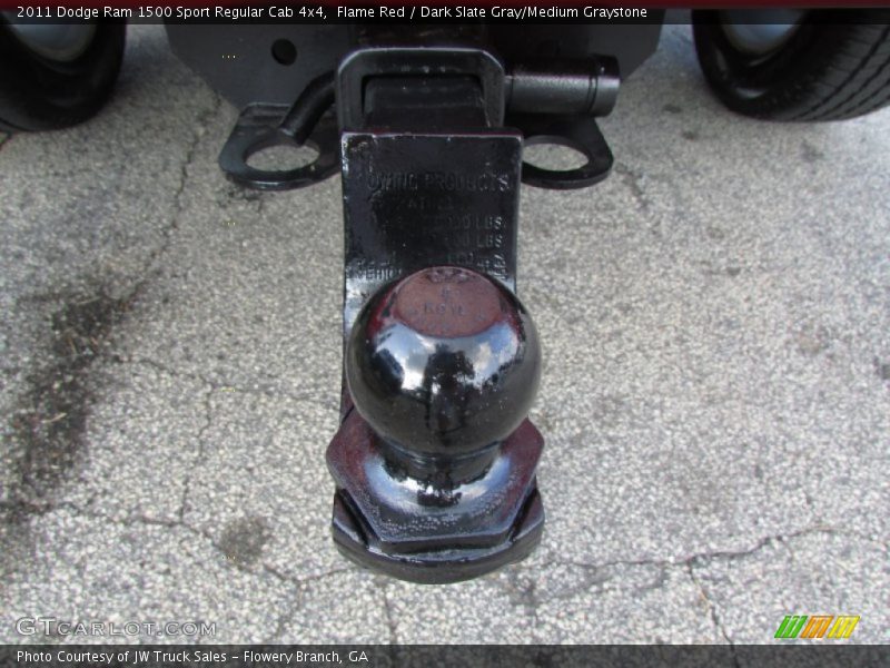 Flame Red / Dark Slate Gray/Medium Graystone 2011 Dodge Ram 1500 Sport Regular Cab 4x4