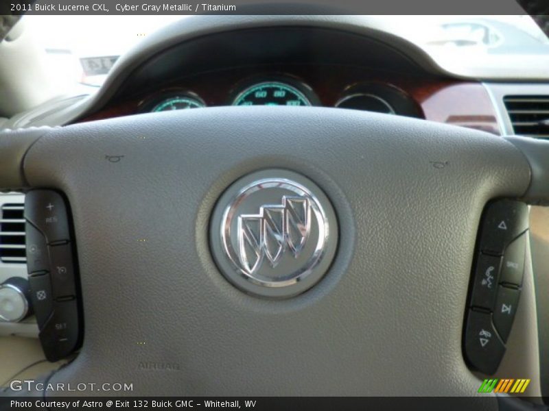 Cyber Gray Metallic / Titanium 2011 Buick Lucerne CXL