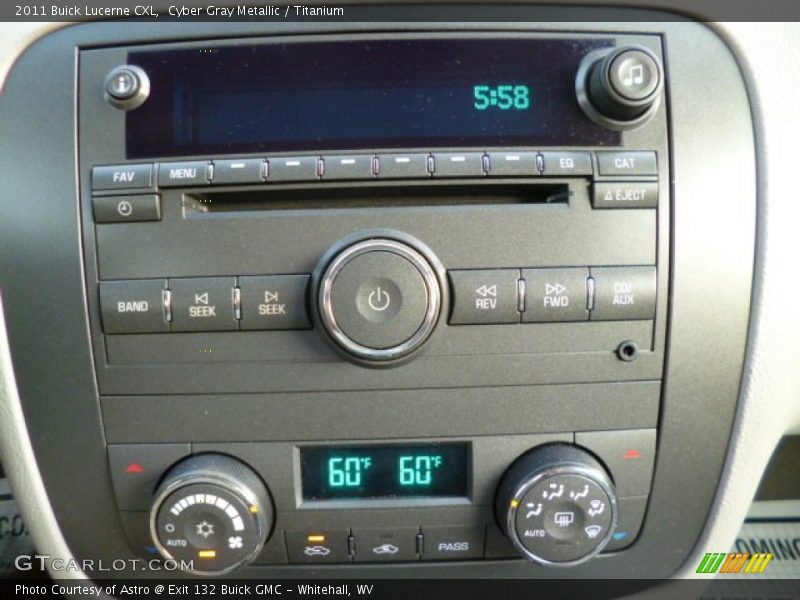 Cyber Gray Metallic / Titanium 2011 Buick Lucerne CXL