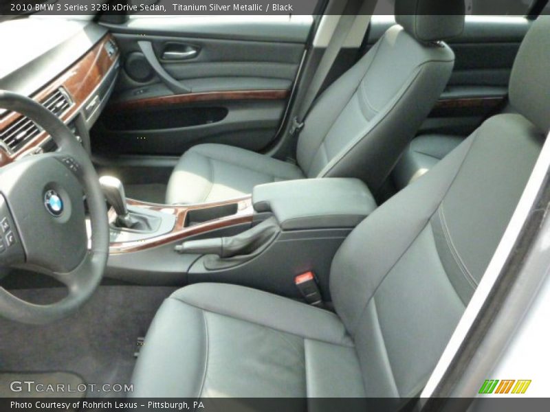 Titanium Silver Metallic / Black 2010 BMW 3 Series 328i xDrive Sedan