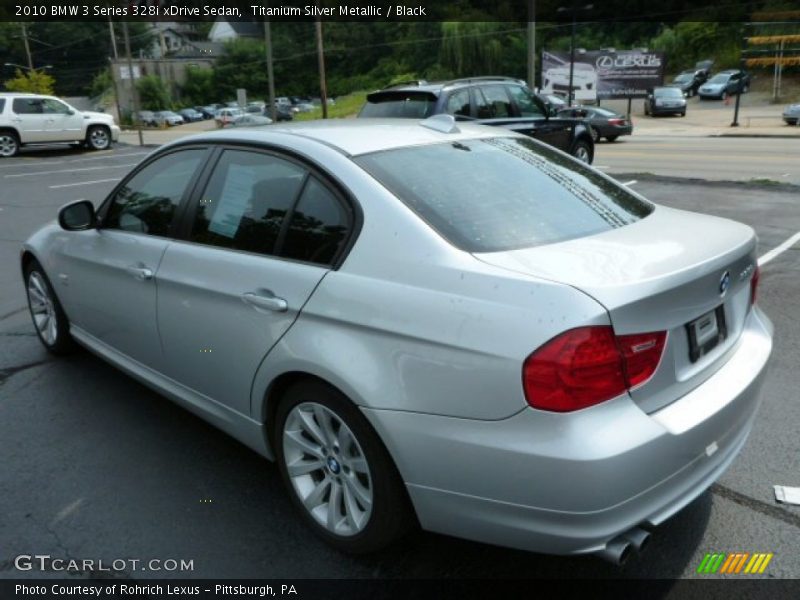 Titanium Silver Metallic / Black 2010 BMW 3 Series 328i xDrive Sedan