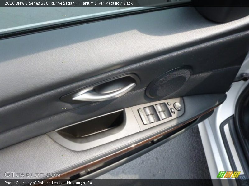 Titanium Silver Metallic / Black 2010 BMW 3 Series 328i xDrive Sedan