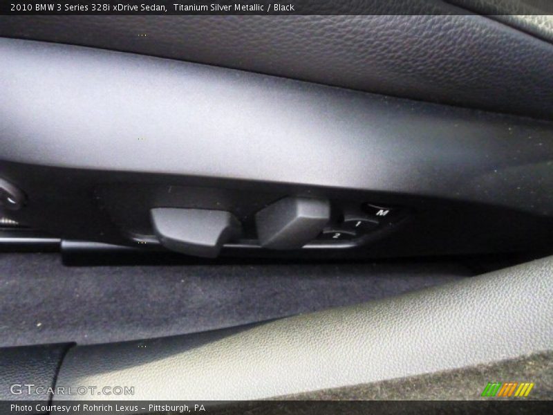 Titanium Silver Metallic / Black 2010 BMW 3 Series 328i xDrive Sedan
