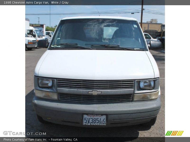 White / Gray 1998 Chevrolet Astro Cargo Van
