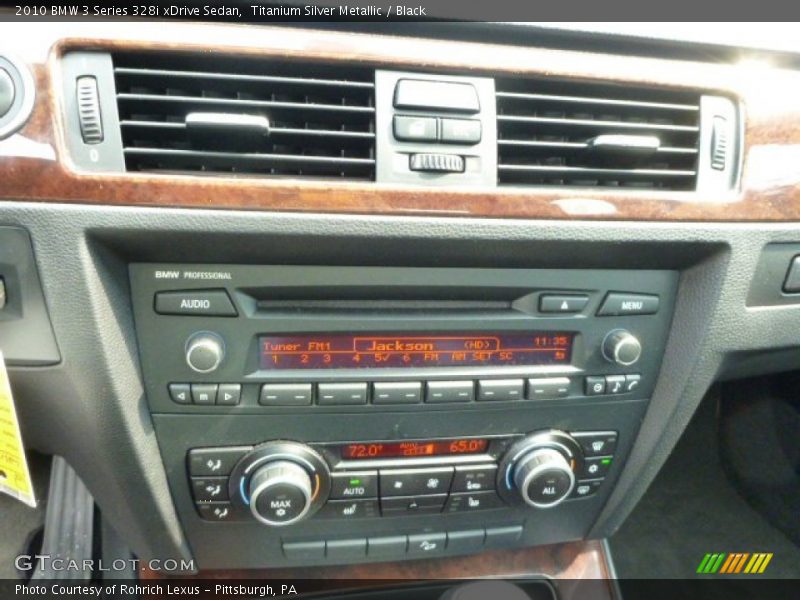 Titanium Silver Metallic / Black 2010 BMW 3 Series 328i xDrive Sedan