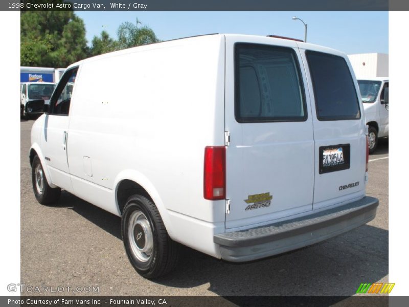 White / Gray 1998 Chevrolet Astro Cargo Van