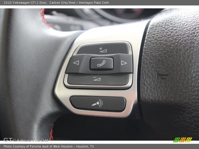 Carbon Grey Steel / Interlagos Plaid Cloth 2010 Volkswagen GTI 2 Door