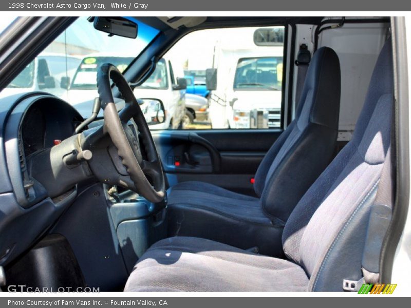 White / Gray 1998 Chevrolet Astro Cargo Van