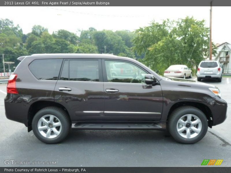 Fire Agate Pearl / Sepia/Auburn Bubinga 2013 Lexus GX 460