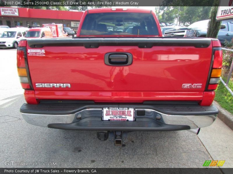 Fire Red / Medium Gray 2007 GMC Sierra 2500HD Classic SLT Crew Cab 4x4