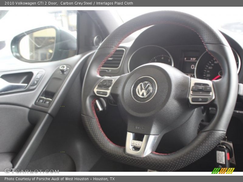 Carbon Grey Steel / Interlagos Plaid Cloth 2010 Volkswagen GTI 2 Door