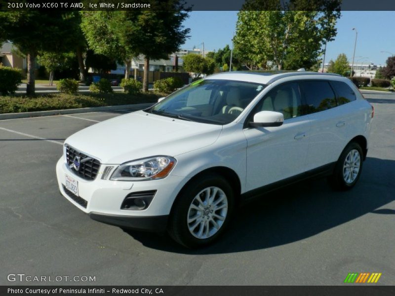 Ice White / Sandstone 2010 Volvo XC60 T6 AWD