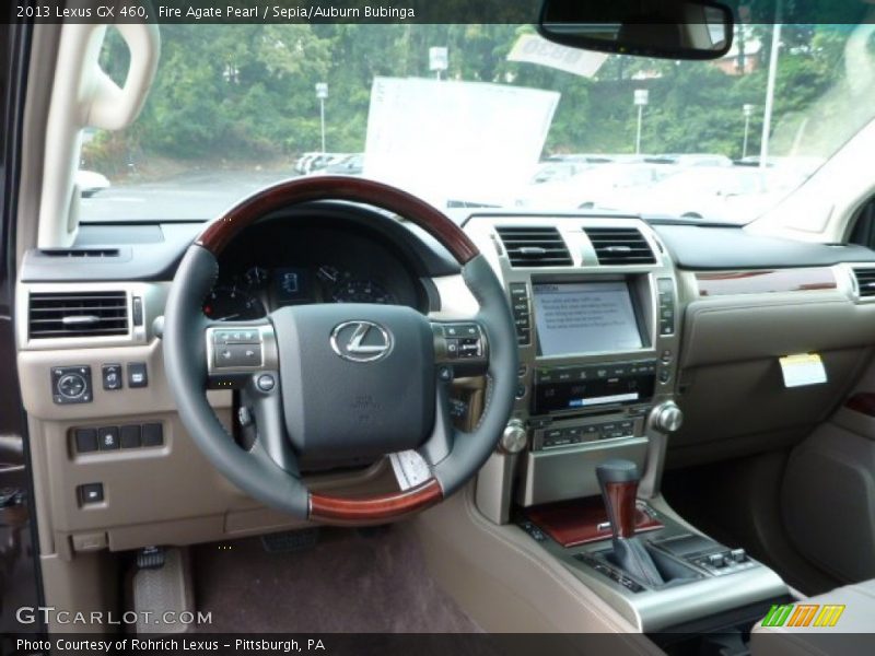 Fire Agate Pearl / Sepia/Auburn Bubinga 2013 Lexus GX 460