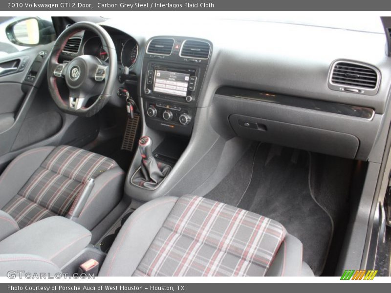Carbon Grey Steel / Interlagos Plaid Cloth 2010 Volkswagen GTI 2 Door