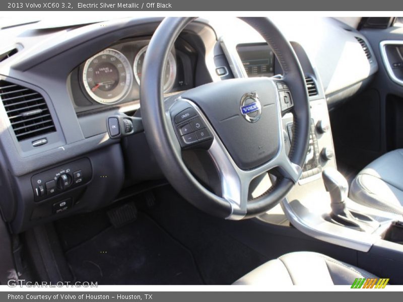 Electric Silver Metallic / Off Black 2013 Volvo XC60 3.2