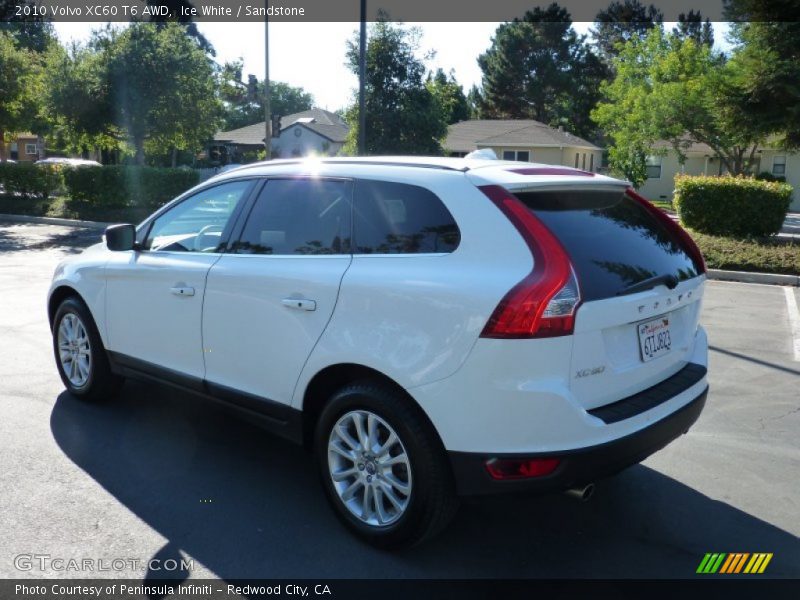Ice White / Sandstone 2010 Volvo XC60 T6 AWD