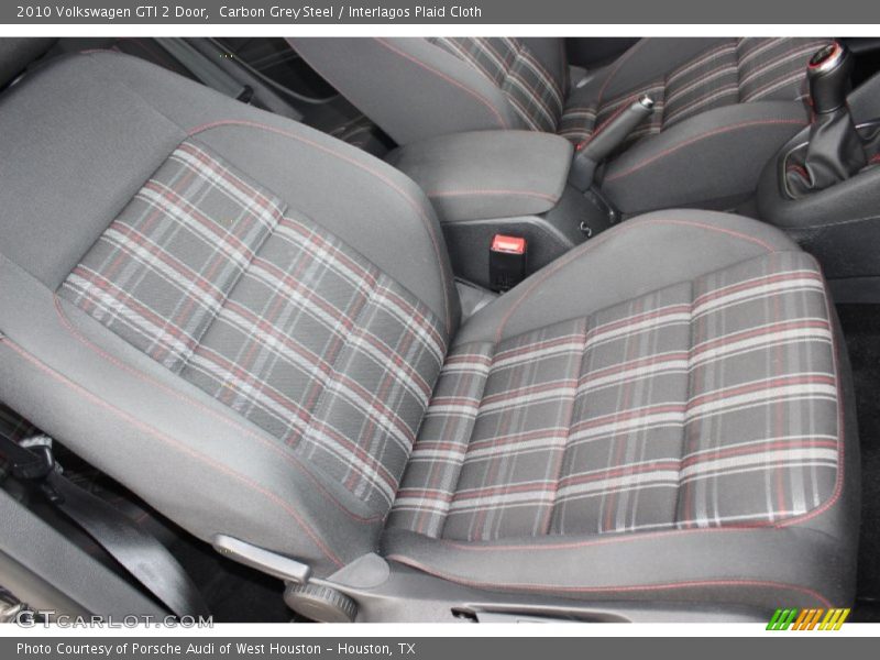 Carbon Grey Steel / Interlagos Plaid Cloth 2010 Volkswagen GTI 2 Door