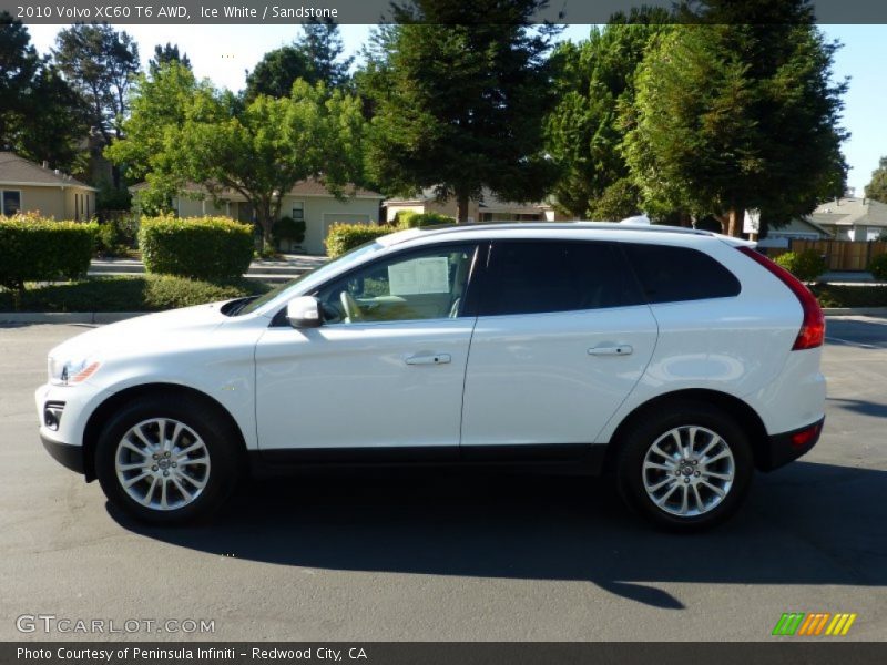 Ice White / Sandstone 2010 Volvo XC60 T6 AWD