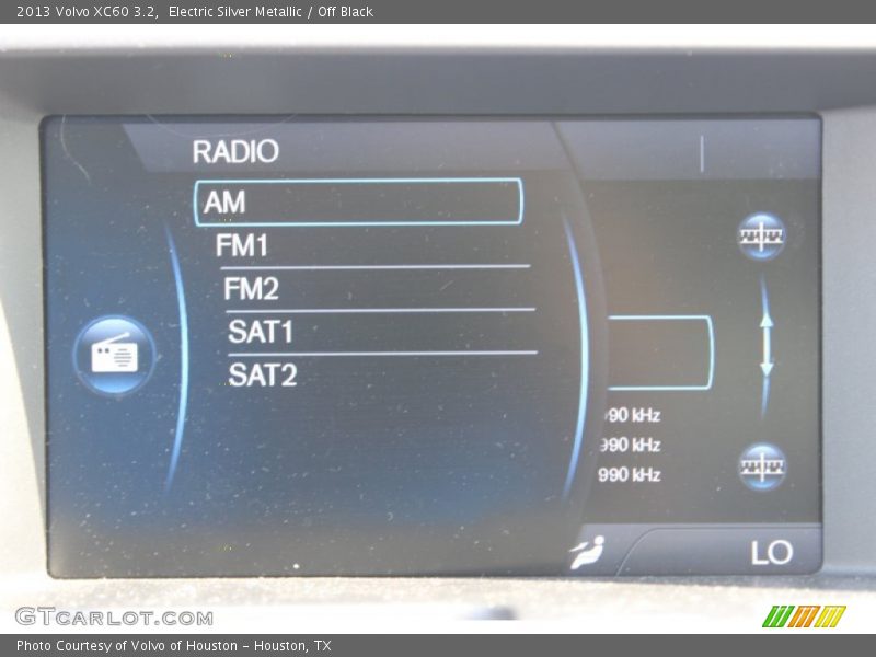 Electric Silver Metallic / Off Black 2013 Volvo XC60 3.2