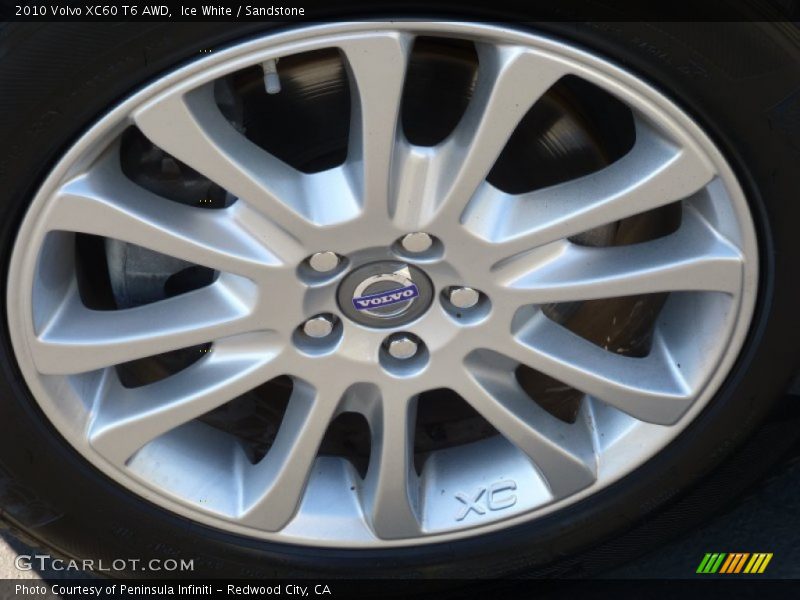 Ice White / Sandstone 2010 Volvo XC60 T6 AWD