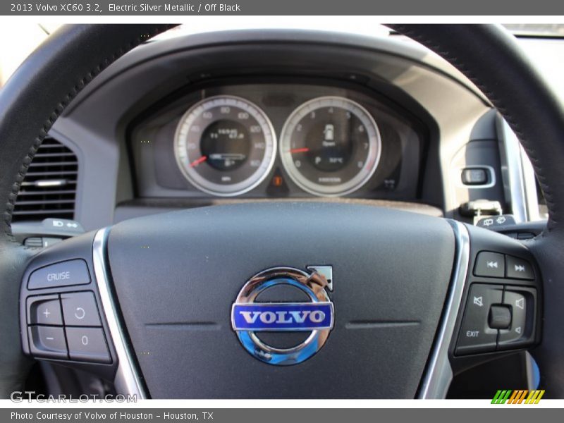 Electric Silver Metallic / Off Black 2013 Volvo XC60 3.2
