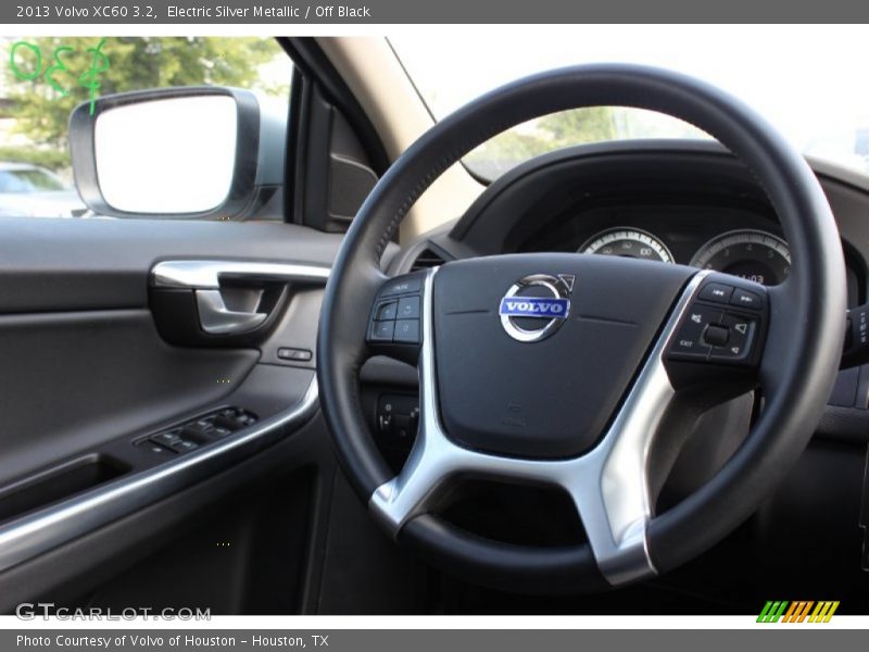 Electric Silver Metallic / Off Black 2013 Volvo XC60 3.2