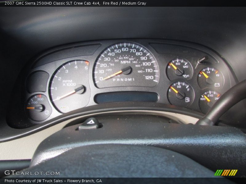 Fire Red / Medium Gray 2007 GMC Sierra 2500HD Classic SLT Crew Cab 4x4
