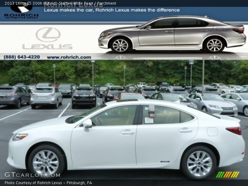 Starfire White Pearl / Parchment 2013 Lexus ES 300h Hybrid
