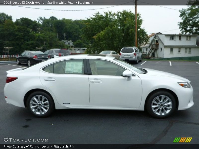 Starfire White Pearl / Parchment 2013 Lexus ES 300h Hybrid