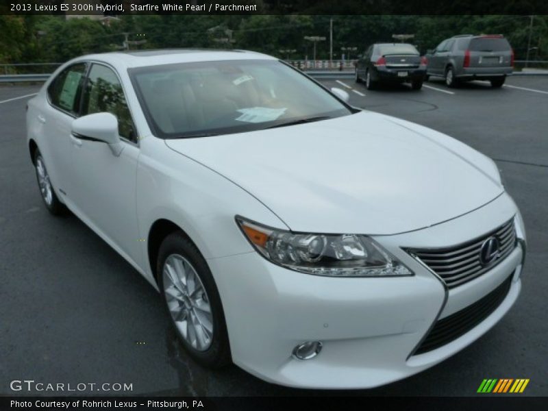 Starfire White Pearl / Parchment 2013 Lexus ES 300h Hybrid