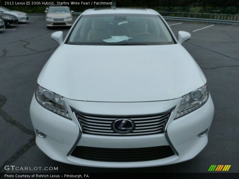 Starfire White Pearl / Parchment 2013 Lexus ES 300h Hybrid