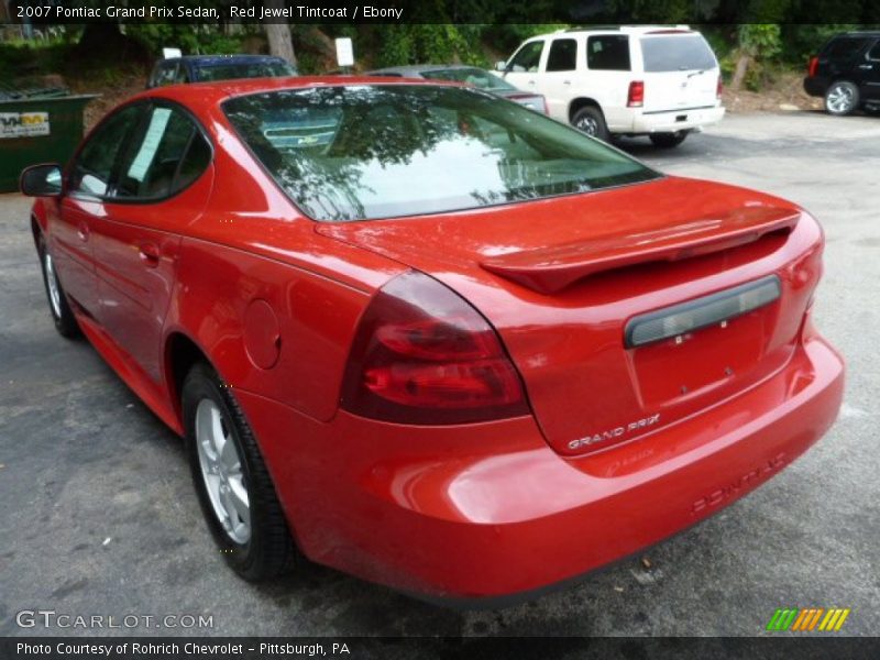 Red Jewel Tintcoat / Ebony 2007 Pontiac Grand Prix Sedan