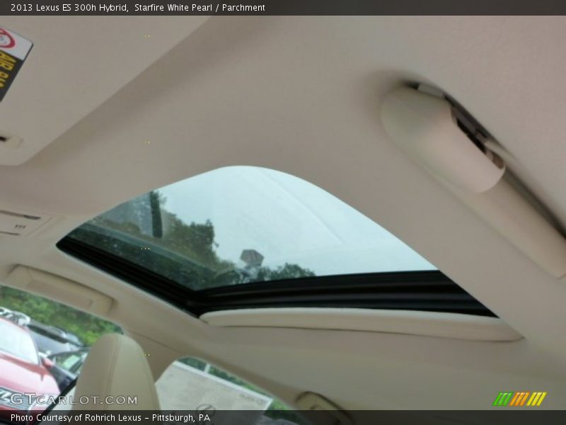 Starfire White Pearl / Parchment 2013 Lexus ES 300h Hybrid