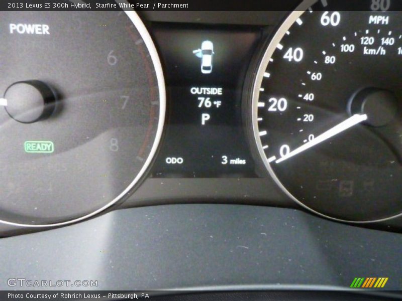 Starfire White Pearl / Parchment 2013 Lexus ES 300h Hybrid