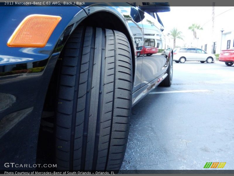 Black / Black 2013 Mercedes-Benz C 63 AMG