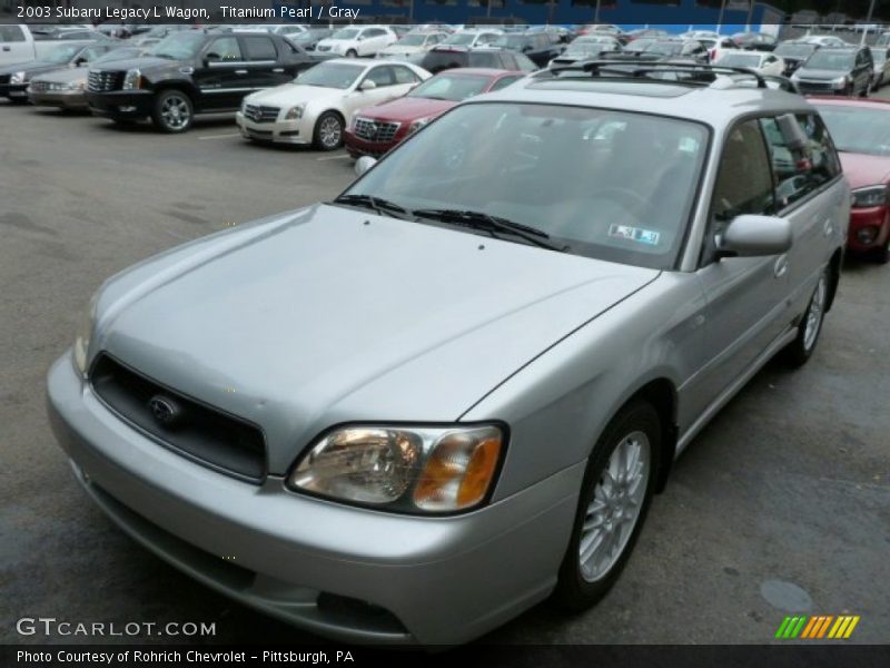 Titanium Pearl / Gray 2003 Subaru Legacy L Wagon