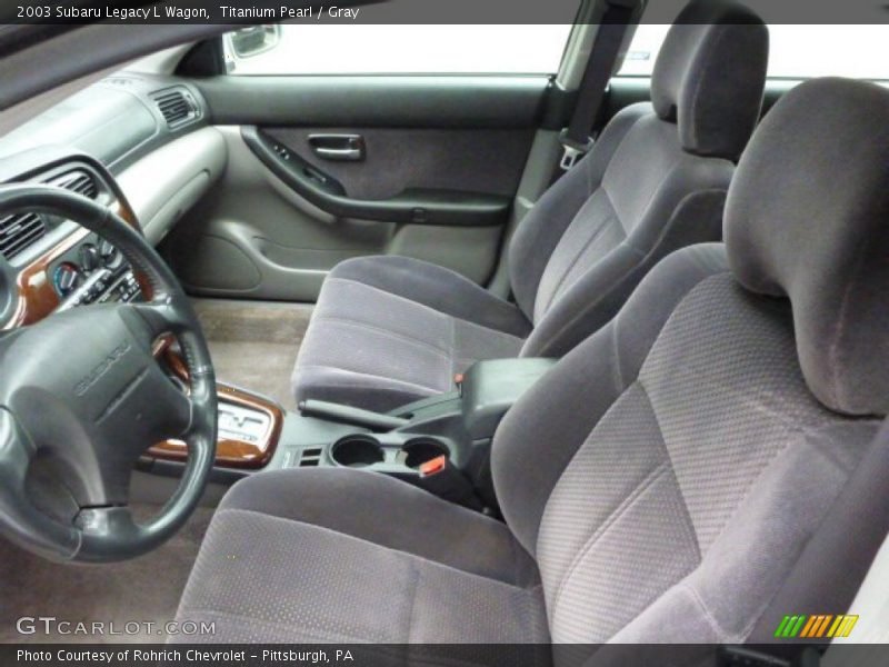 Titanium Pearl / Gray 2003 Subaru Legacy L Wagon