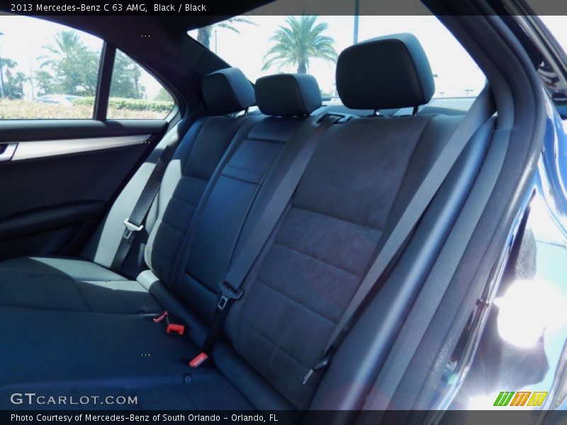 Black / Black 2013 Mercedes-Benz C 63 AMG