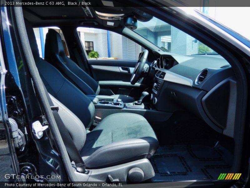 Black / Black 2013 Mercedes-Benz C 63 AMG