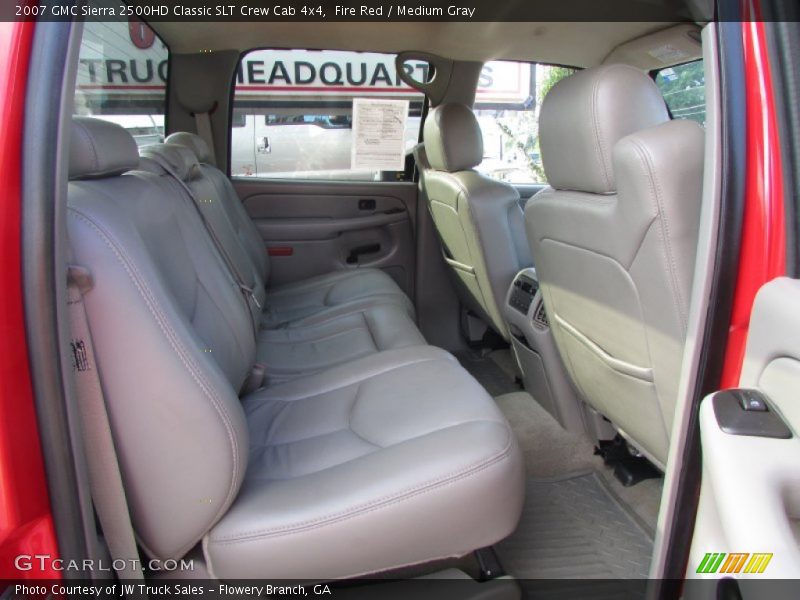 Fire Red / Medium Gray 2007 GMC Sierra 2500HD Classic SLT Crew Cab 4x4