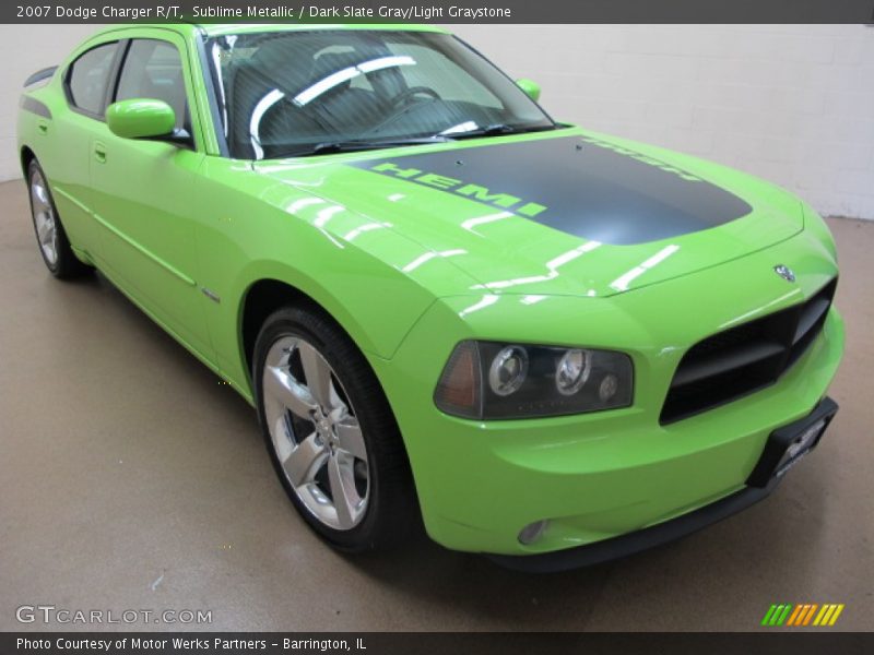 Sublime Metallic / Dark Slate Gray/Light Graystone 2007 Dodge Charger R/T