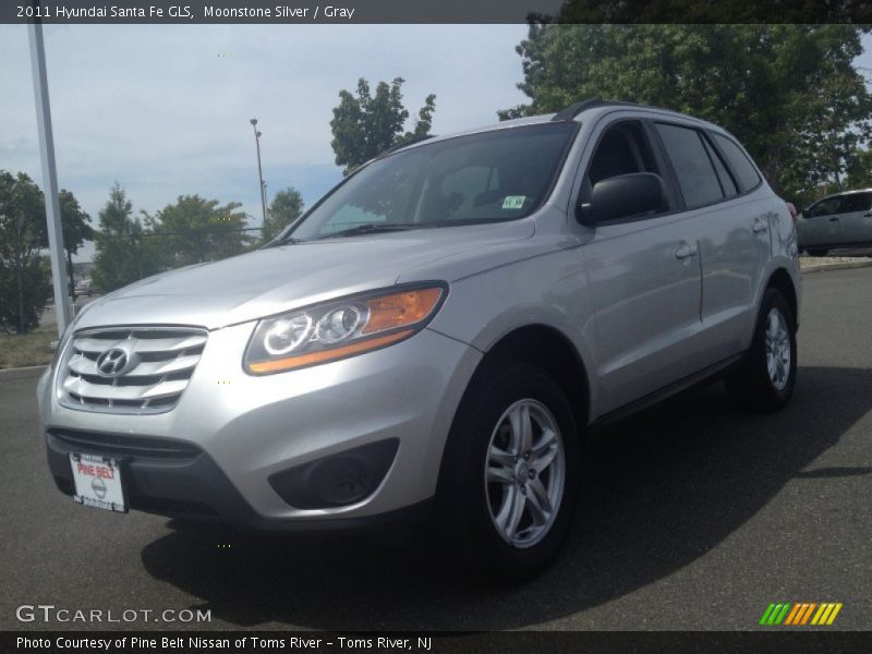 Moonstone Silver / Gray 2011 Hyundai Santa Fe GLS